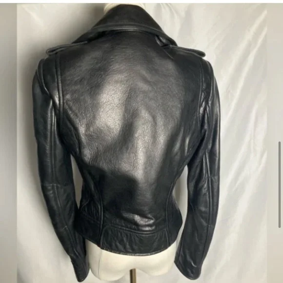 Balenciaga Black Leather Jacket